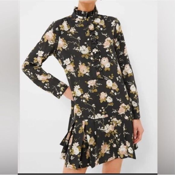 Tuckernuck Dresses & Skirts - Tuckernuck Midnight Garden Floral Tate Dress Size M NWT
